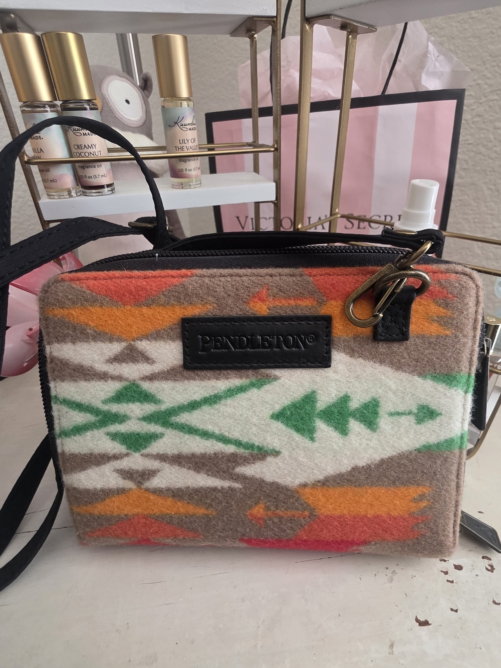 Pendleton Multicolor Wool Crossbody Bag